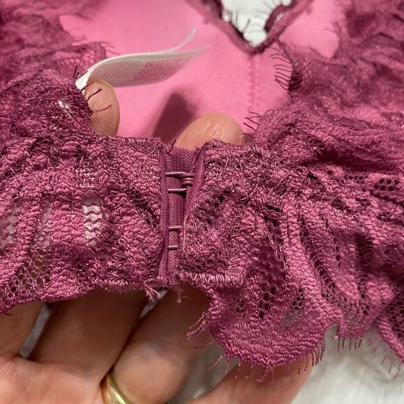 Pink Victoria Secret Date Push Up Bralette Bra Women Size M - Picture 5 of 8